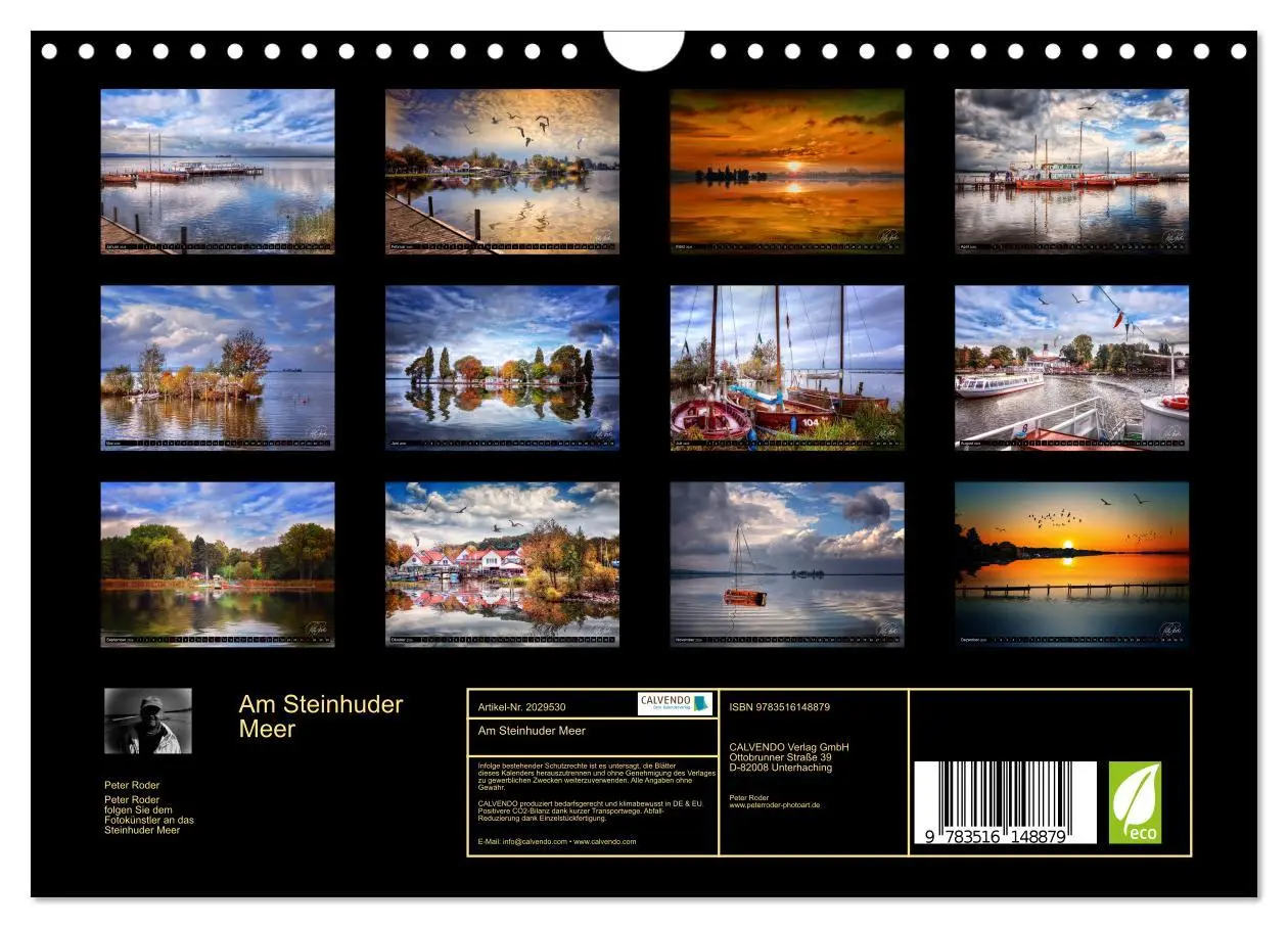 Bild: 9783516148879 | Am Steinhuder Meer (Wandkalender 2026 DIN A4 quer), CALVENDO...
