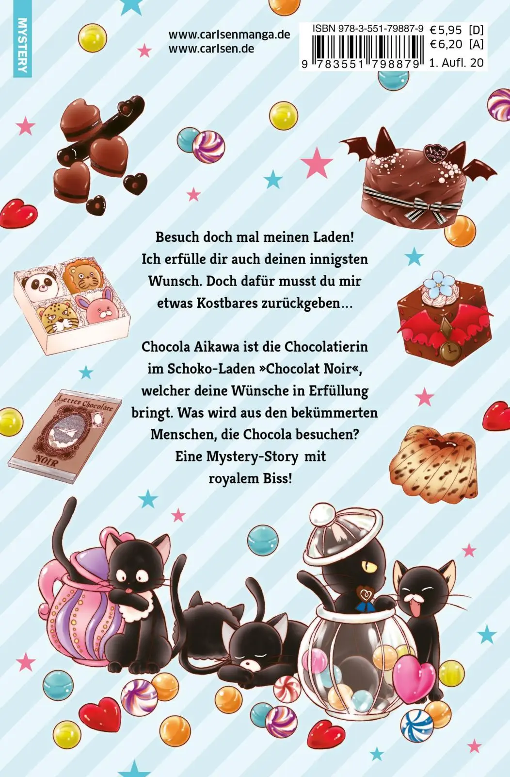 Rückseite: 9783551798879 | Die Schokohexe 17 | queen candy Der schokosüße Mysterymanga! | Mizuho