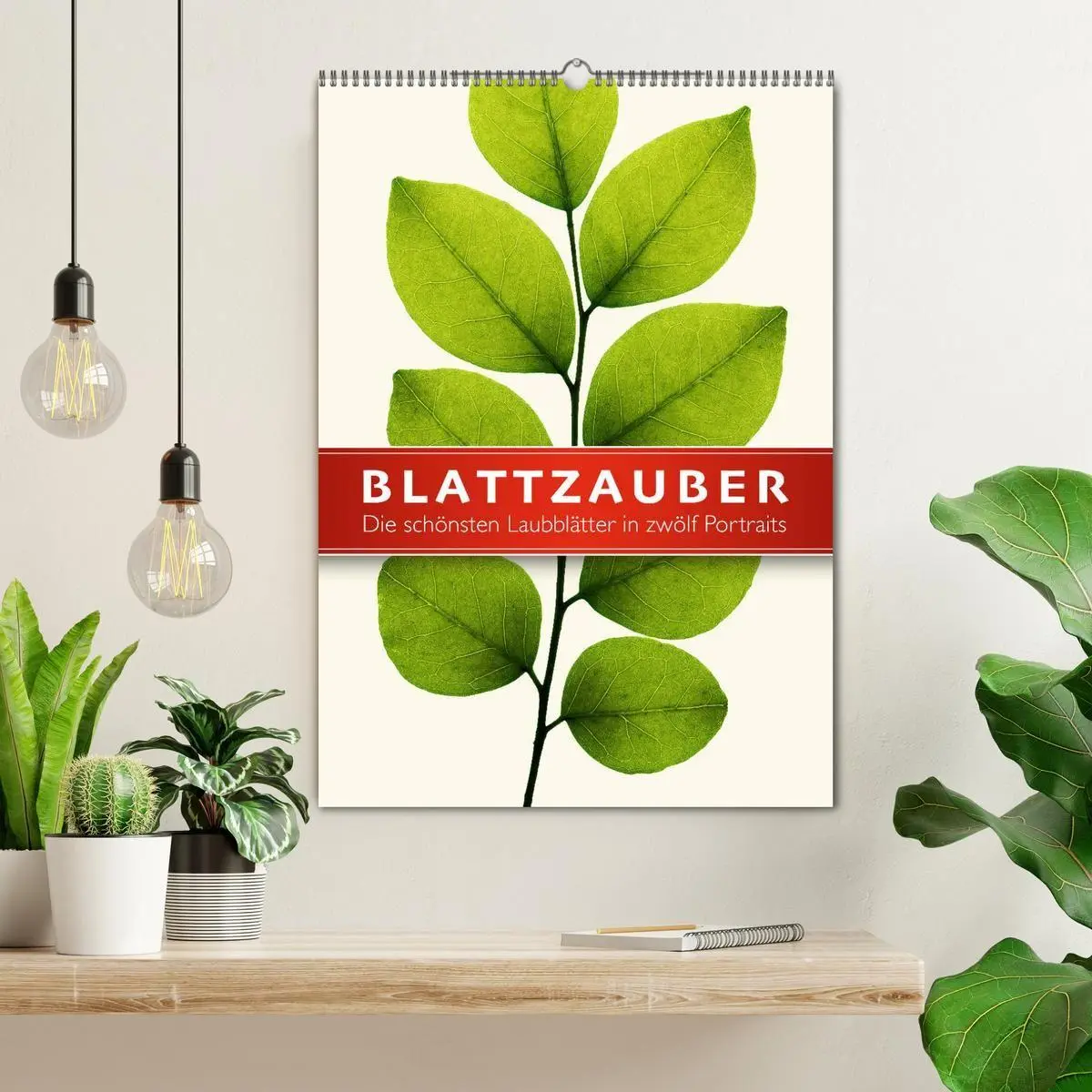 Bild: 9783569858879 | Blattzauber (Wandkalender 2027 DIN A2 hoch), CALVENDO Monatskalender