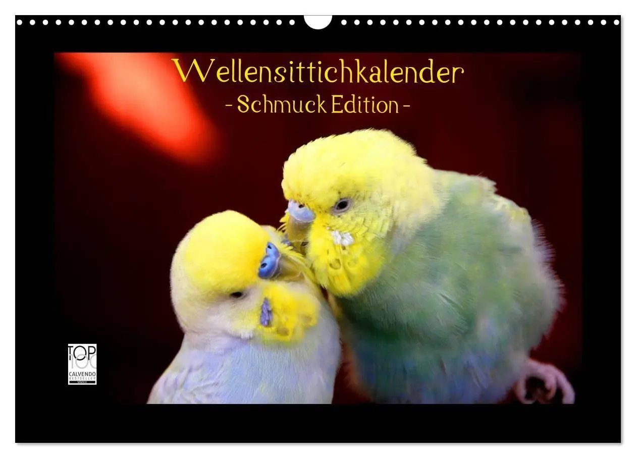 Cover: 9783594128879 | Wellensittichkalender - Schmuck Edition (Wandkalender 2027 DIN A3...