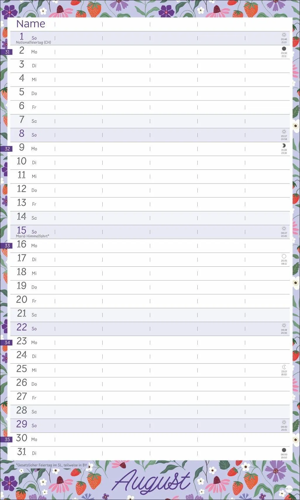 Bild: 9783756418879 | Deko-Familienplaner mit Tasche Flower Time 2027 | Kalender | 15 S.