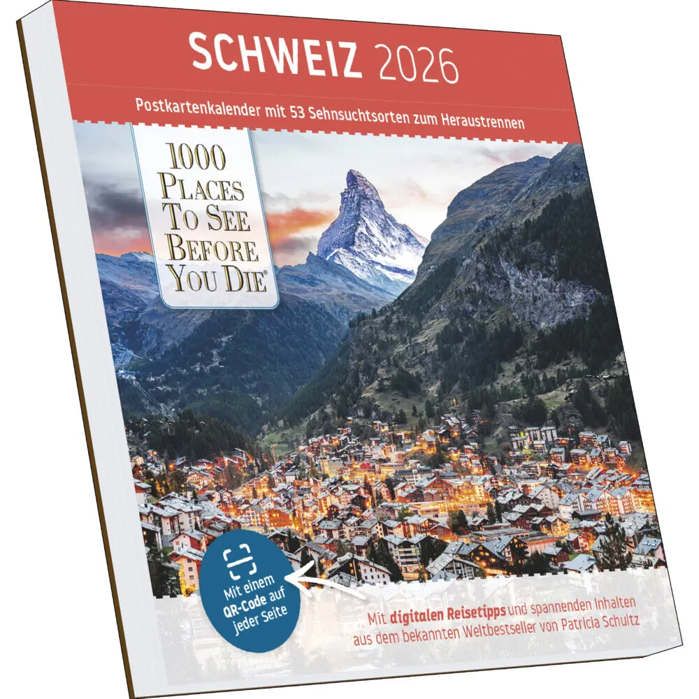 Cover: 9783961418879 | 1000 Places to See Before You Die - Schweiz Postkartenkalender 2026...