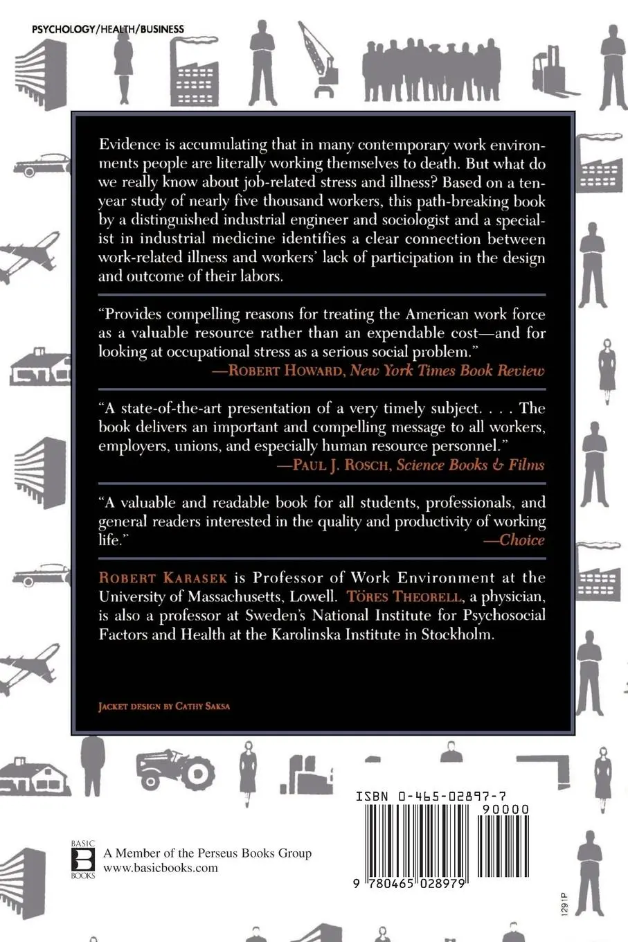 Rückseite: 9780465028979 | Healthy Work | Robert A. Karasek | Taschenbuch | Englisch | 1992