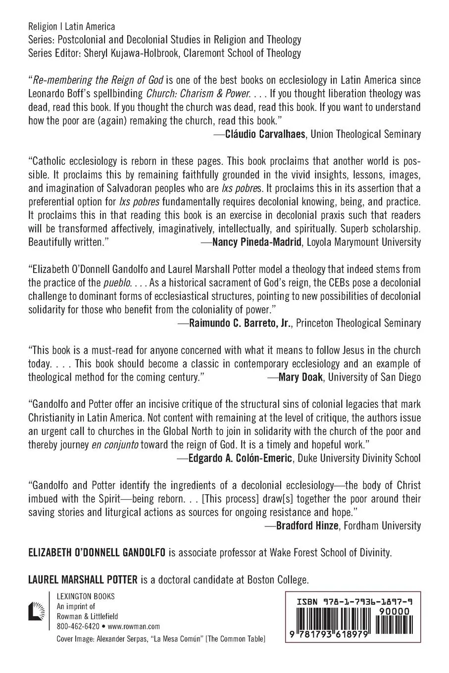 Rückseite: 9781793618979 | Re-membering the Reign of God | Elizabeth O'Donnell Gandolfo (u. a.)