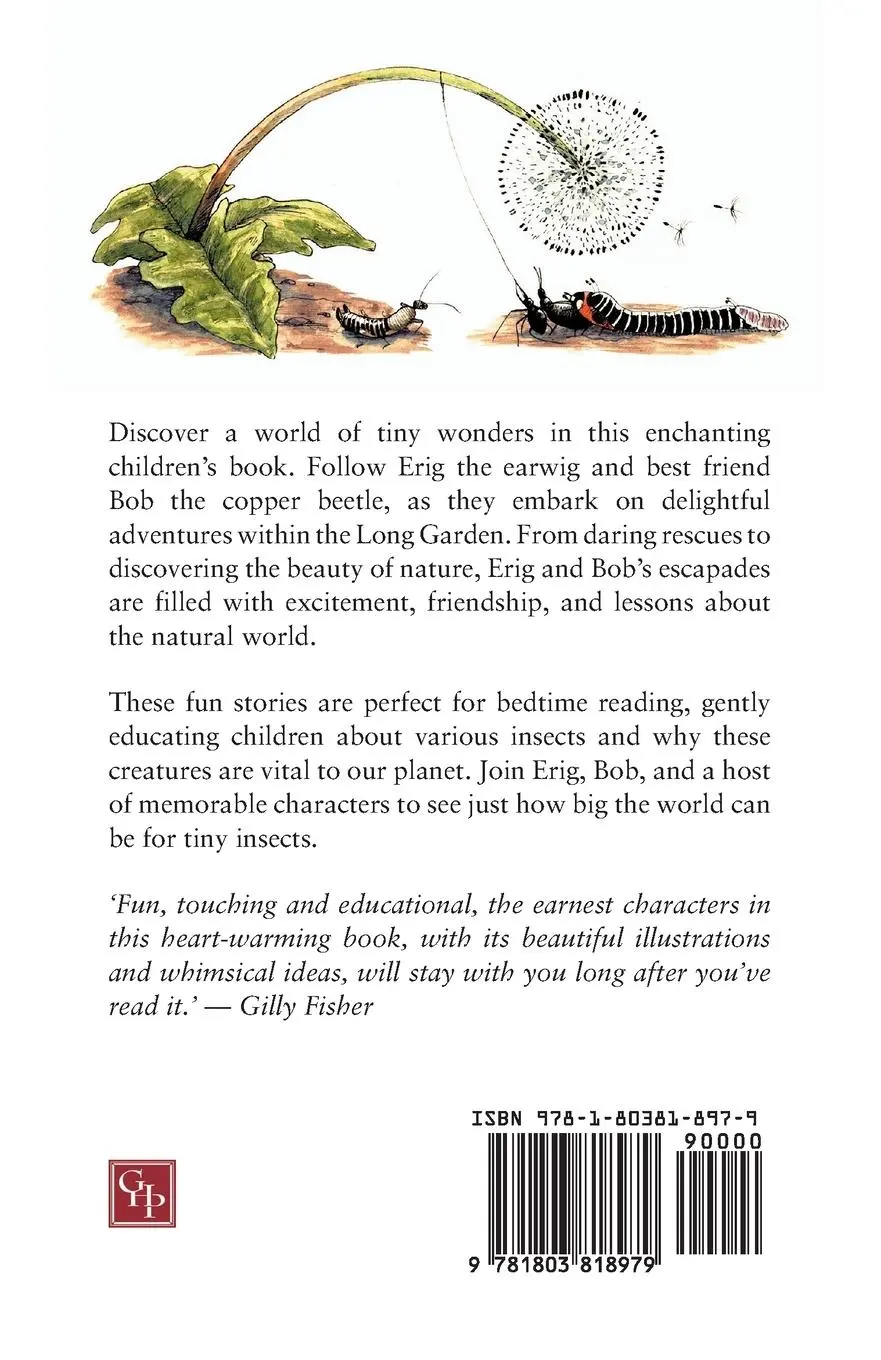 Rückseite: 9781803818979 | The Little Adventures of Erig the Earwig | Andy Evans | Taschenbuch