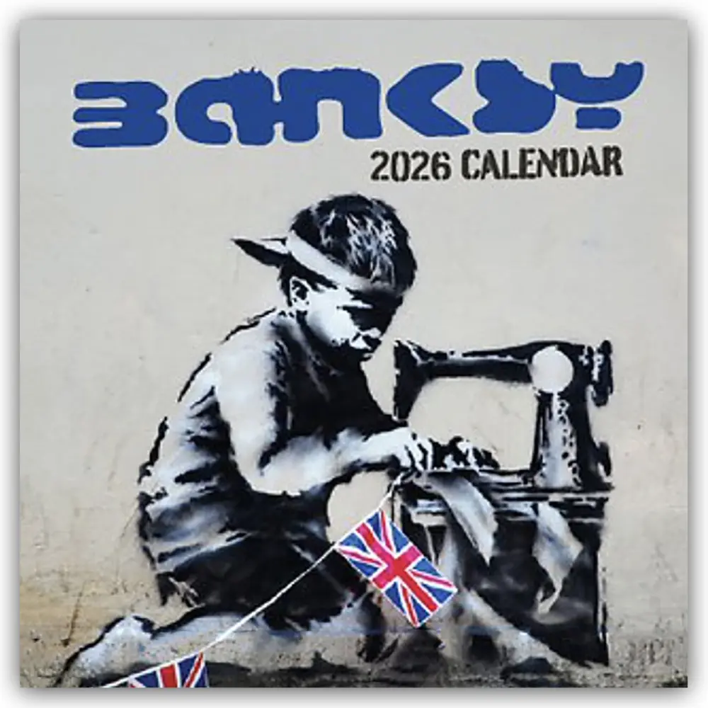 Cover: 9781804428979 | Banksy 2026 - 16-Monatskalender | Red Robin Publishing Ltd | Kalender