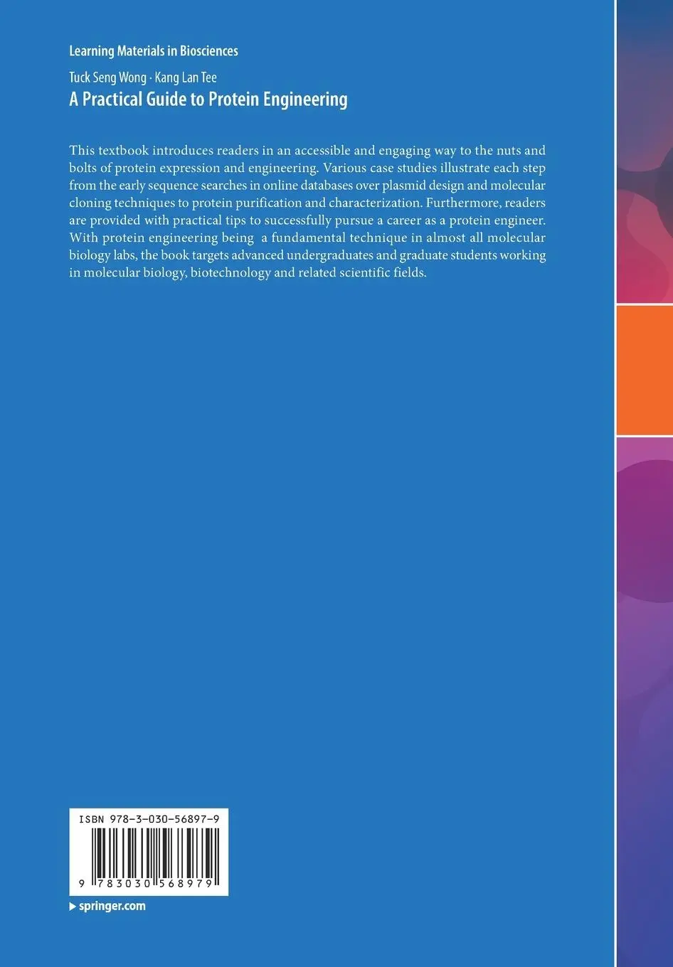 Rückseite: 9783030568979 | A Practical Guide to Protein Engineering | Kang Lan Tee (u. a.) | Buch