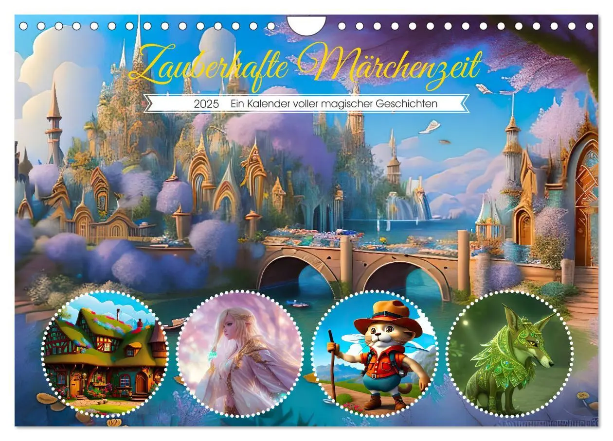 Cover: 9783383868979 | Zauberhafte Märchenzeit (Wandkalender 2025 DIN A4 quer), CALVENDO...