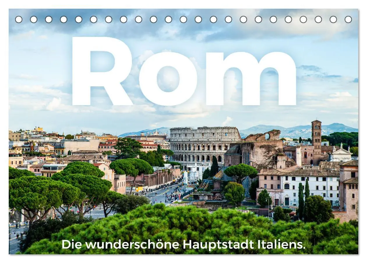 Cover: 9783457598979 | Rom - Die wunderschöne Hauptstadt Italiens. (Tischkalender 2026 DIN...