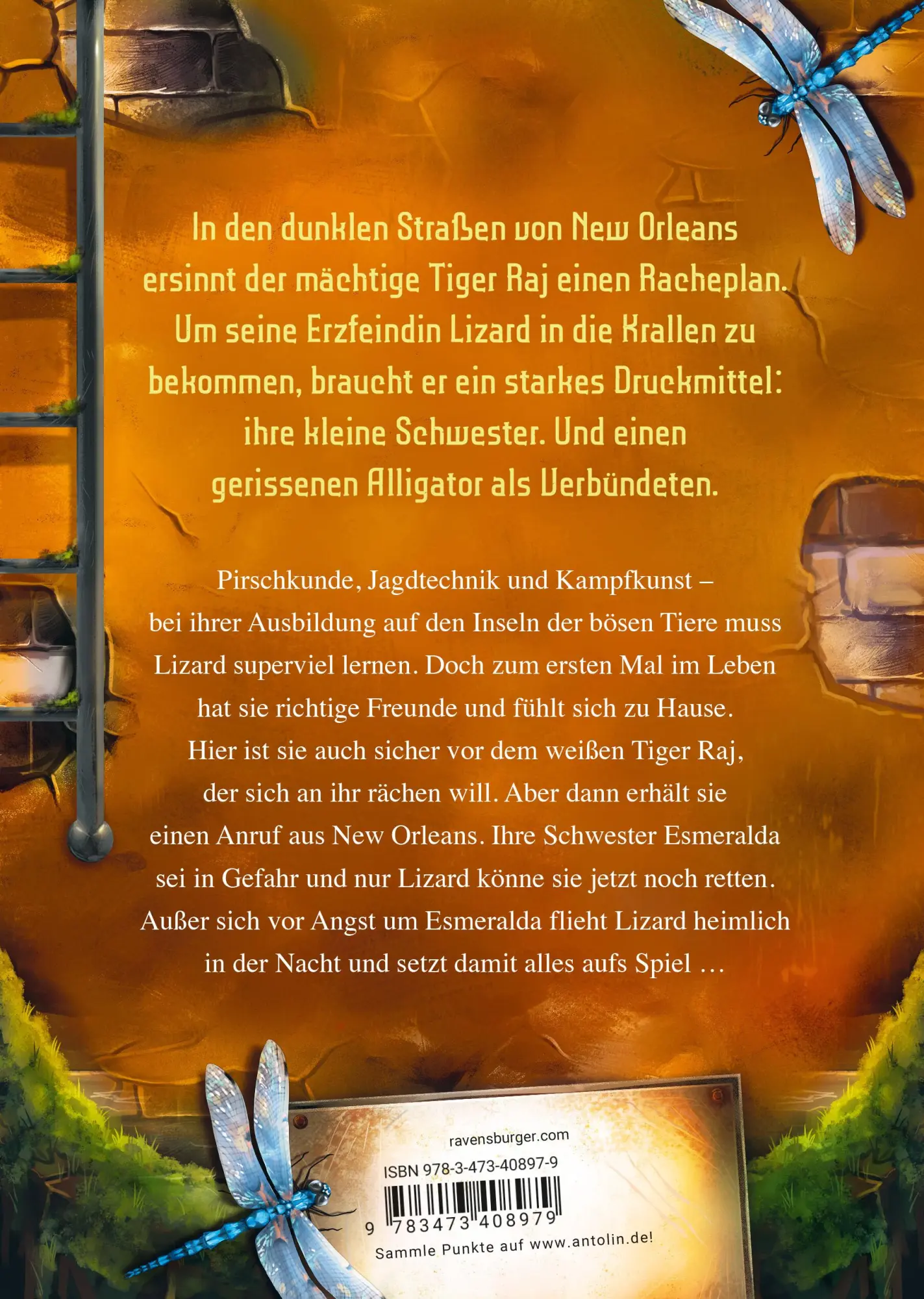 Rückseite: 9783473408979 | Stadt der bösen Tiere, Band 2 - Die Rettung | Gina Mayer | Buch | 2024