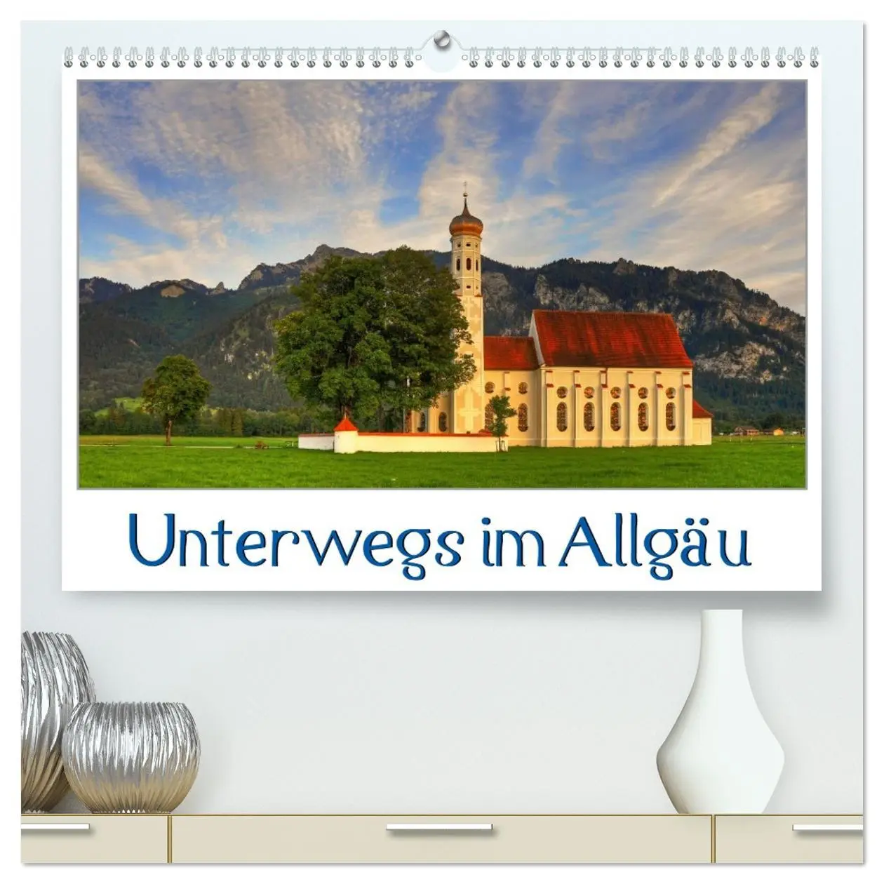Cover: 9783516138979 | Unterwegs im Allgäu (hochwertiger Premium Wandkalender 2026 DIN A2...