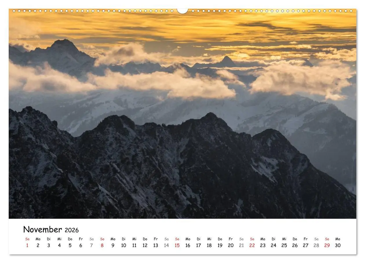 Bild: 9783516138979 | Unterwegs im Allgäu (hochwertiger Premium Wandkalender 2026 DIN A2...