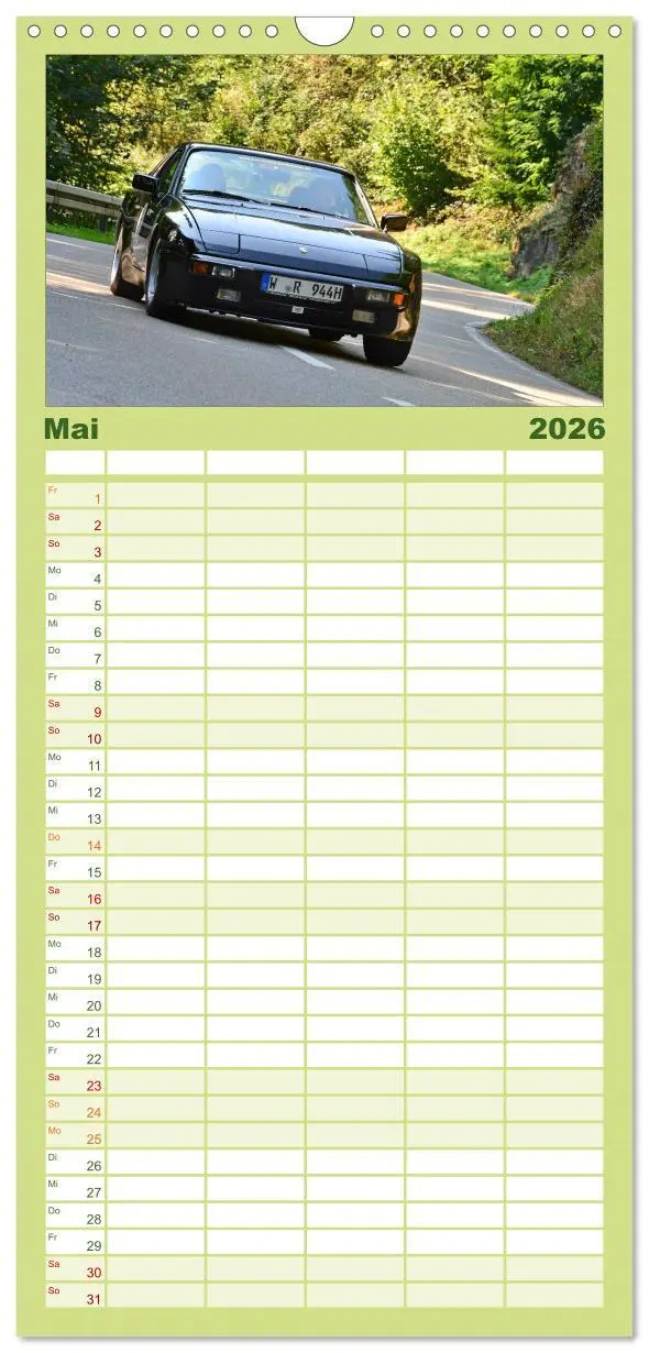 Bild: 9783516518979 | Familienplaner 2026 - Porsche Oldtimer - EGGBERG KLASSIK - Der Berg...