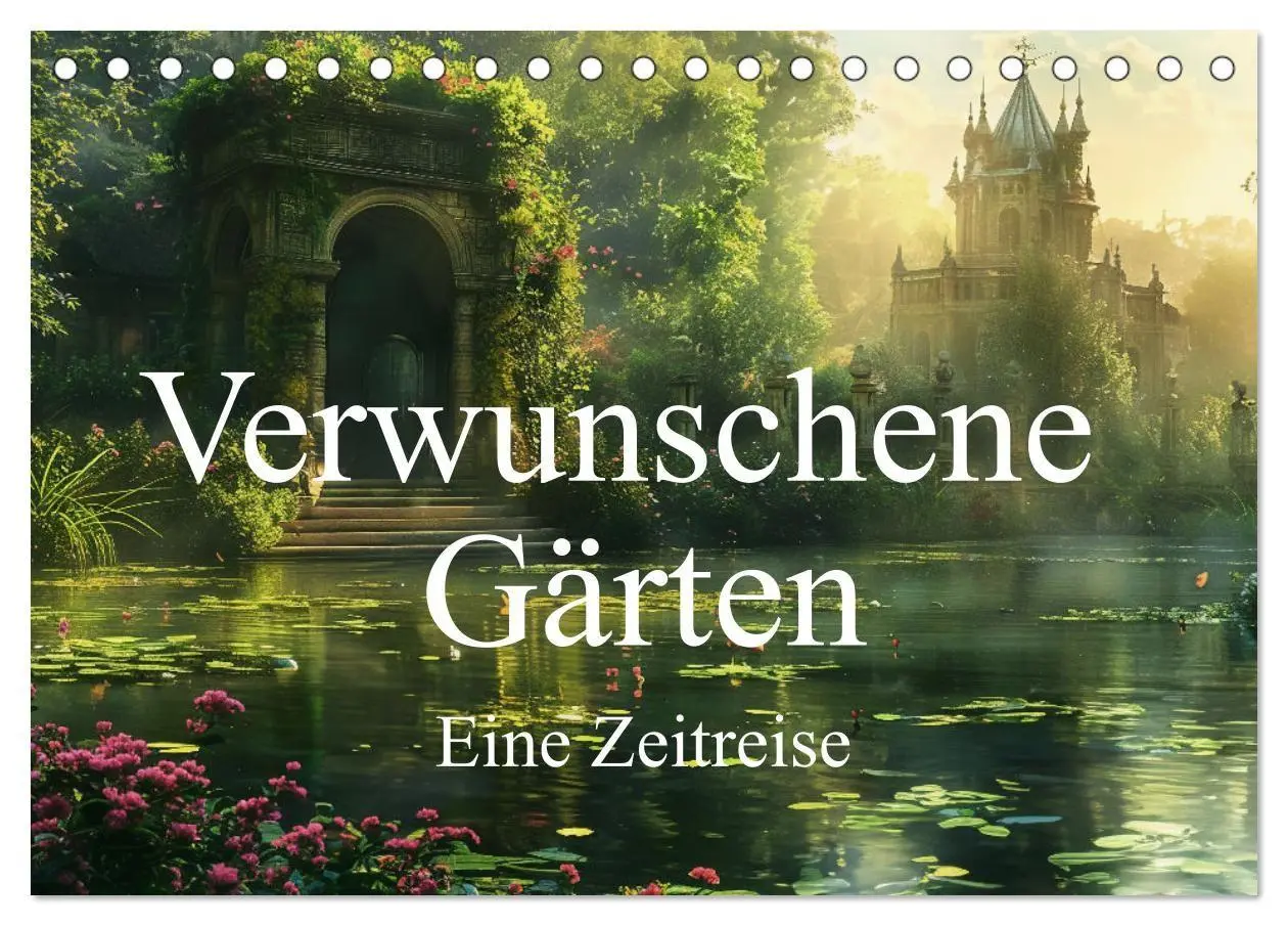 Cover: 9783569158979 | Verwunschene Gärten - Eine Zeitreise (Tischkalender 2027 DIN A5...