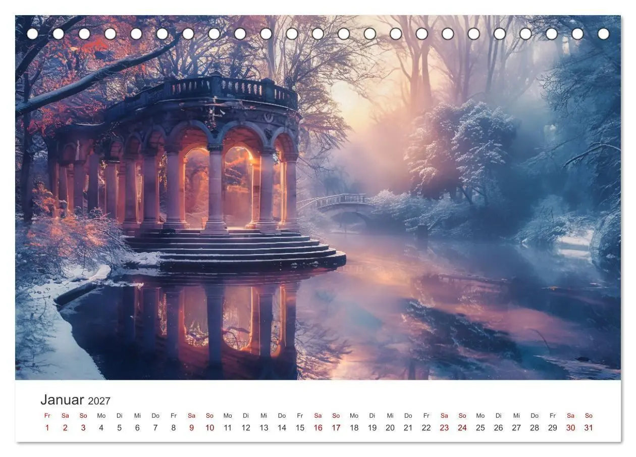 Bild: 9783569158979 | Verwunschene Gärten - Eine Zeitreise (Tischkalender 2027 DIN A5...