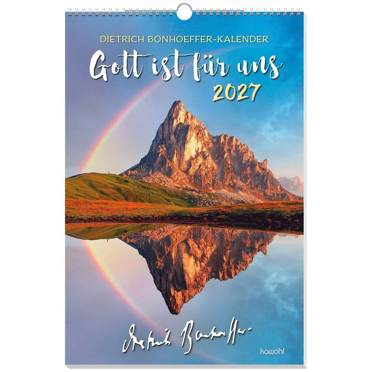 Cover: 9783754808979 | Gott ist für uns 2027 | Dietrich Bonhoeffer-Kalender | Bonhoeffer