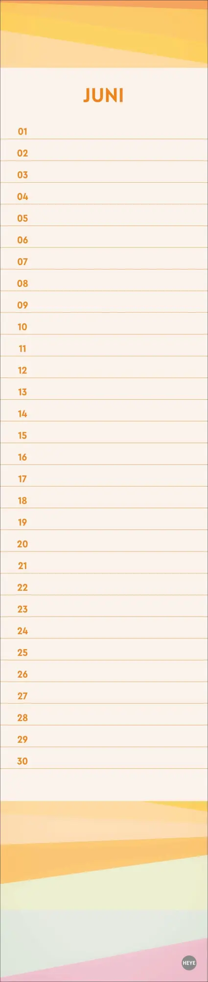 Bild: 9783756408979 | Design Geburtstagskalender Langplaner mini | Kalender | Spiralbindung