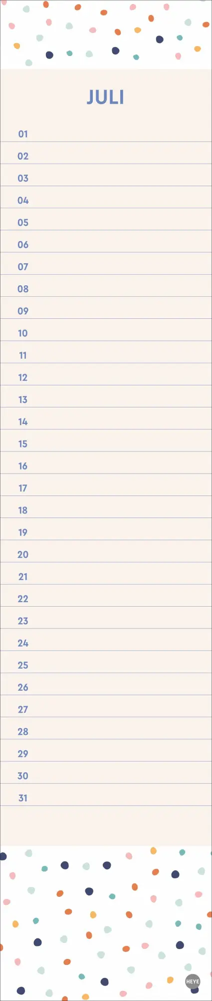Bild: 9783756408979 | Design Geburtstagskalender Langplaner mini | Kalender | Spiralbindung