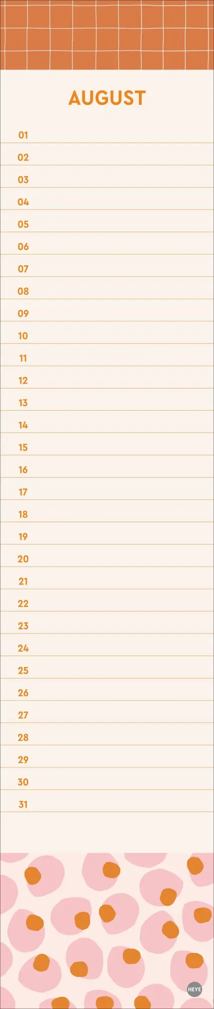 Bild: 9783756408979 | Design Geburtstagskalender Langplaner mini | Kalender | Spiralbindung