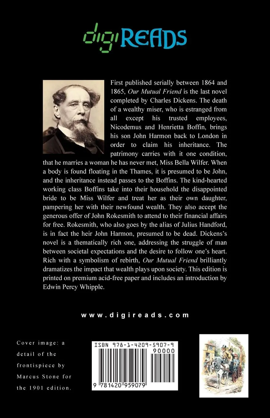 Rückseite: 9781420959079 | Our Mutual Friend | (with an Introduction by Edwin Percy Whipple)