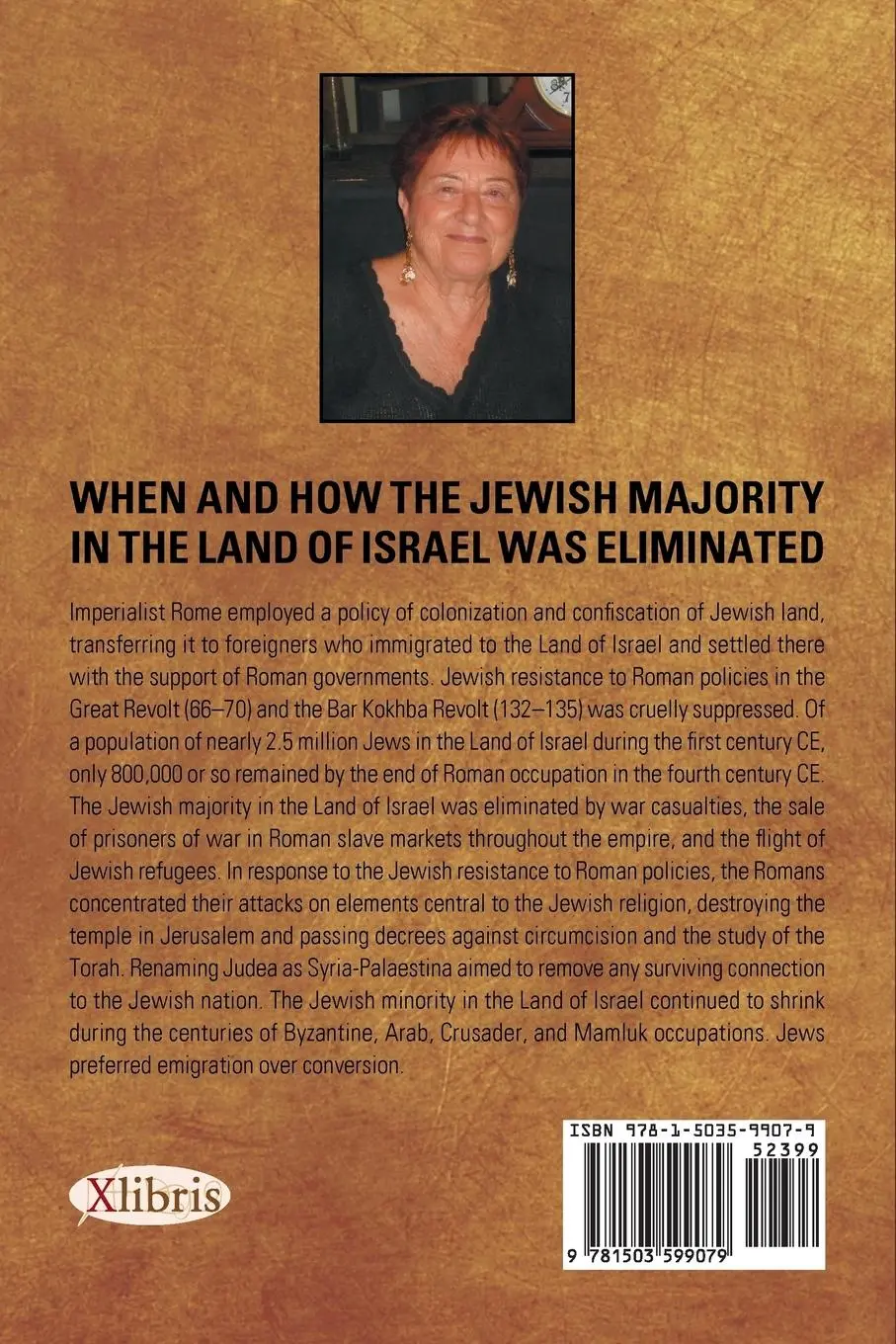 Rückseite: 9781503599079 | When and How the Jewish Majority in the Land of Israel Was Eliminated