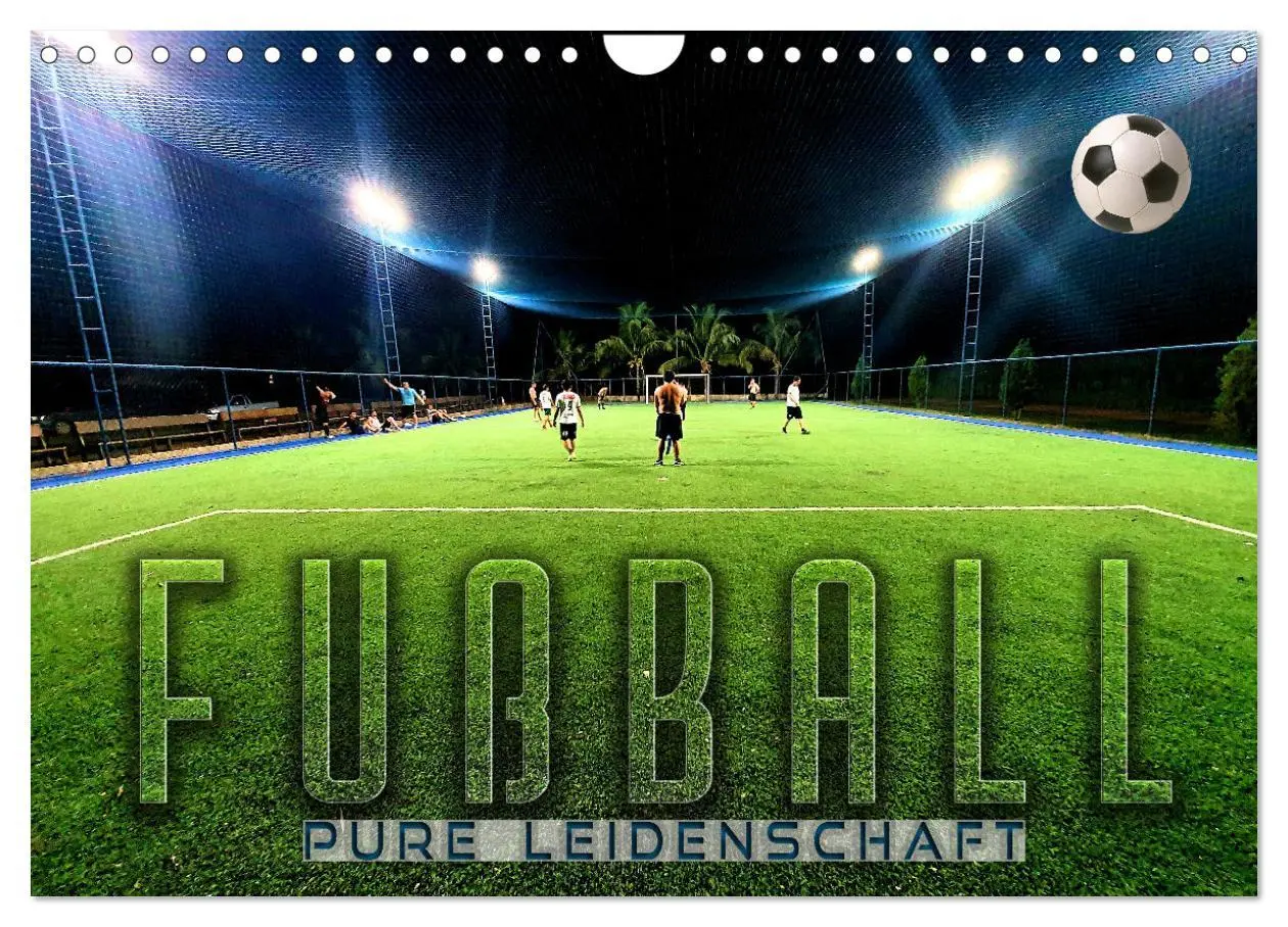 Cover: 9783457559079 | Fußball - pure Leidenschaft (Wandkalender 2026 DIN A4 quer),...