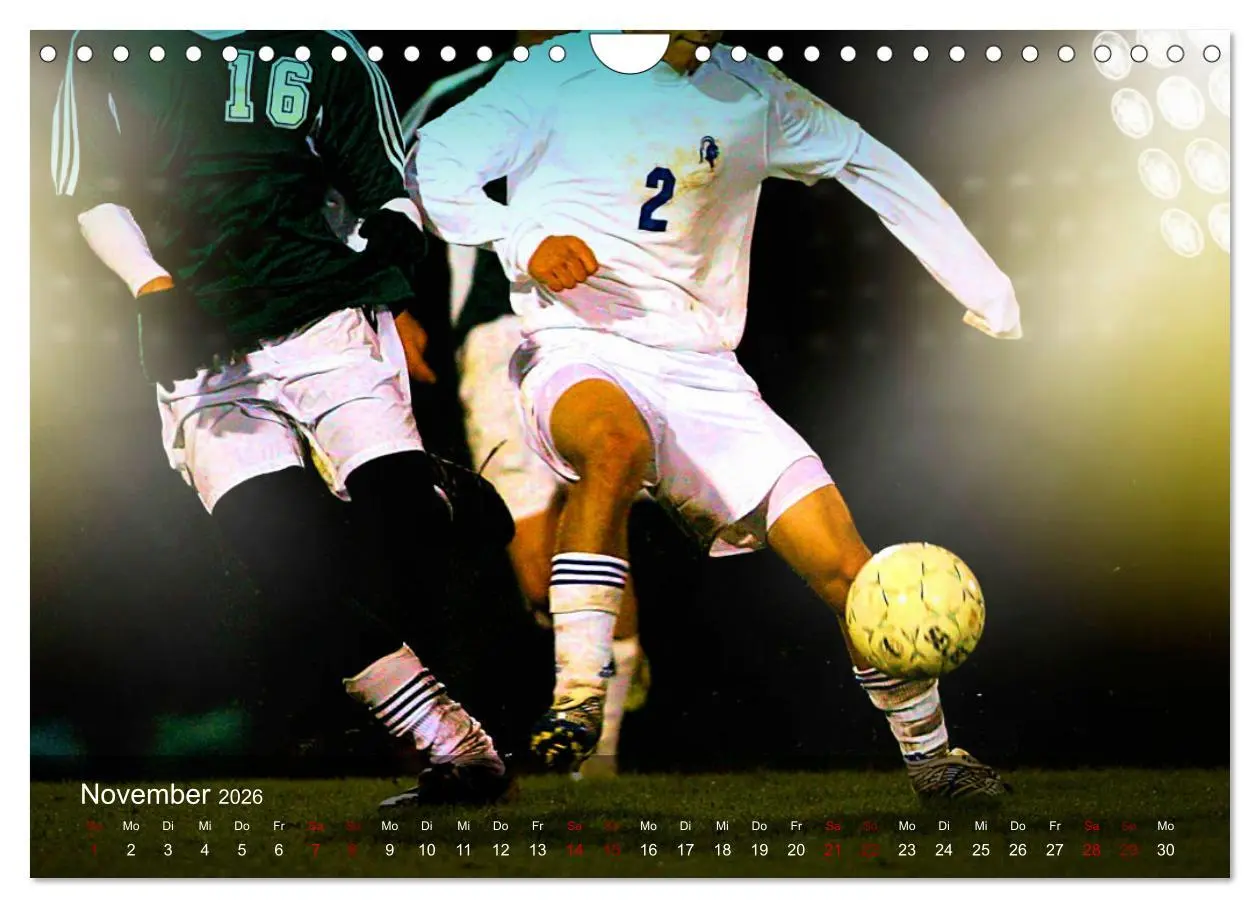 Bild: 9783457559079 | Fußball - pure Leidenschaft (Wandkalender 2026 DIN A4 quer),...