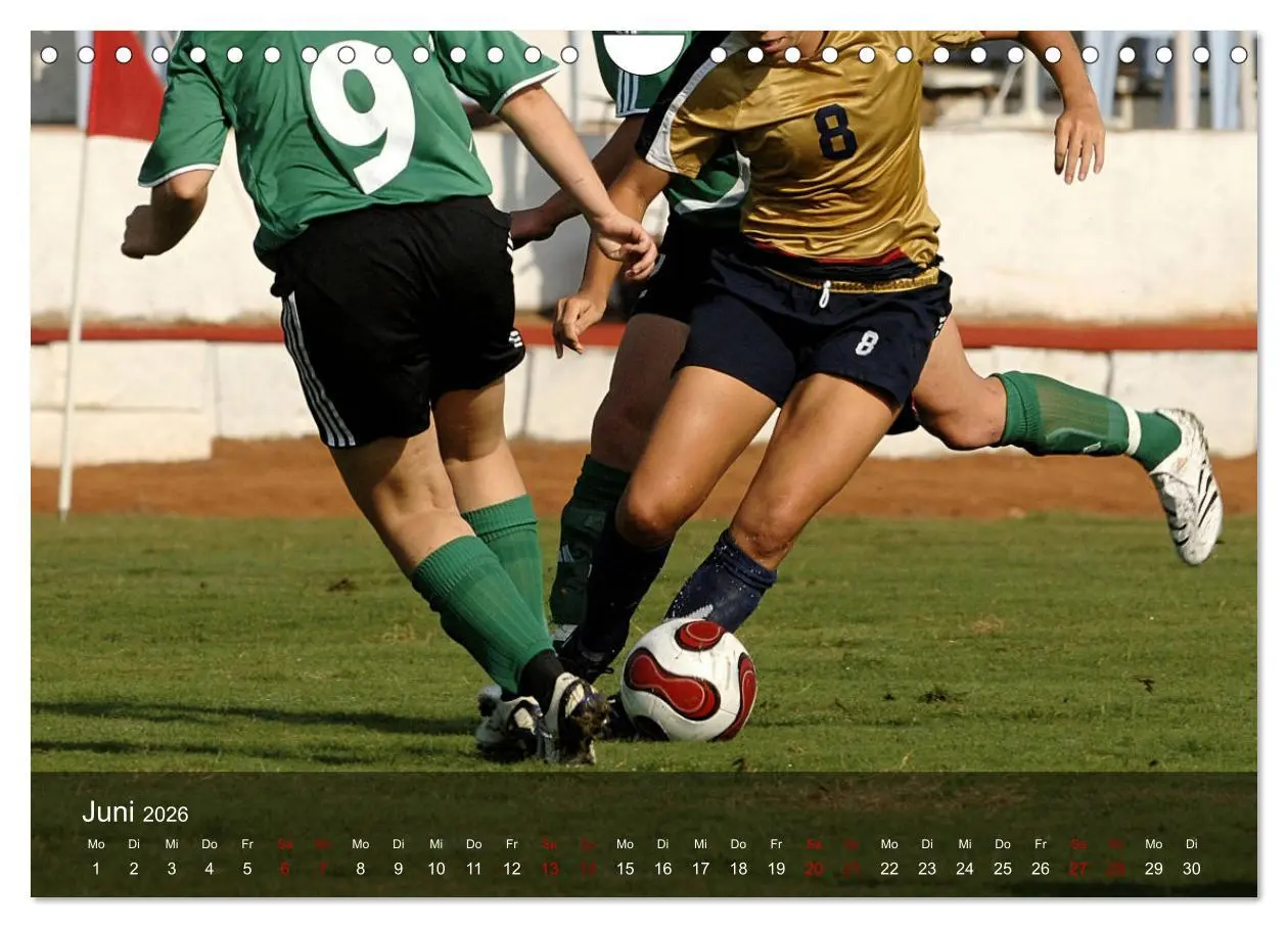 Bild: 9783457559079 | Fußball - pure Leidenschaft (Wandkalender 2026 DIN A4 quer),...