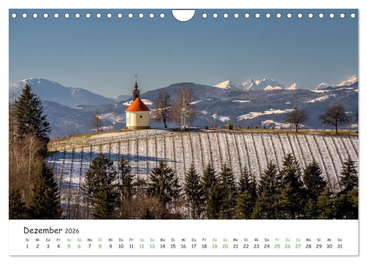 Bild: 9783457629079 | Südsteiermark365 (Wandkalender 2026 DIN A4 quer), CALVENDO...