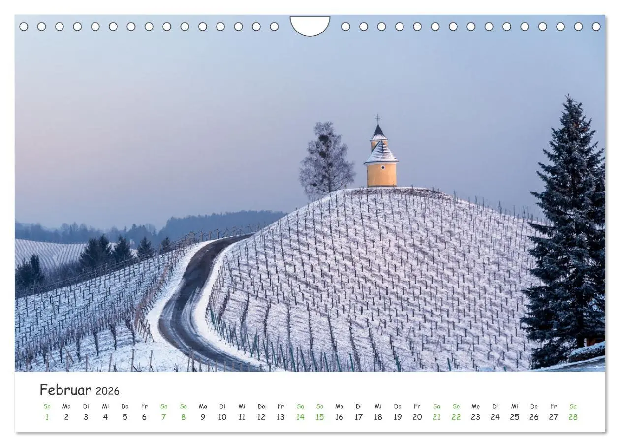 Bild: 9783457629079 | Südsteiermark365 (Wandkalender 2026 DIN A4 quer), CALVENDO...