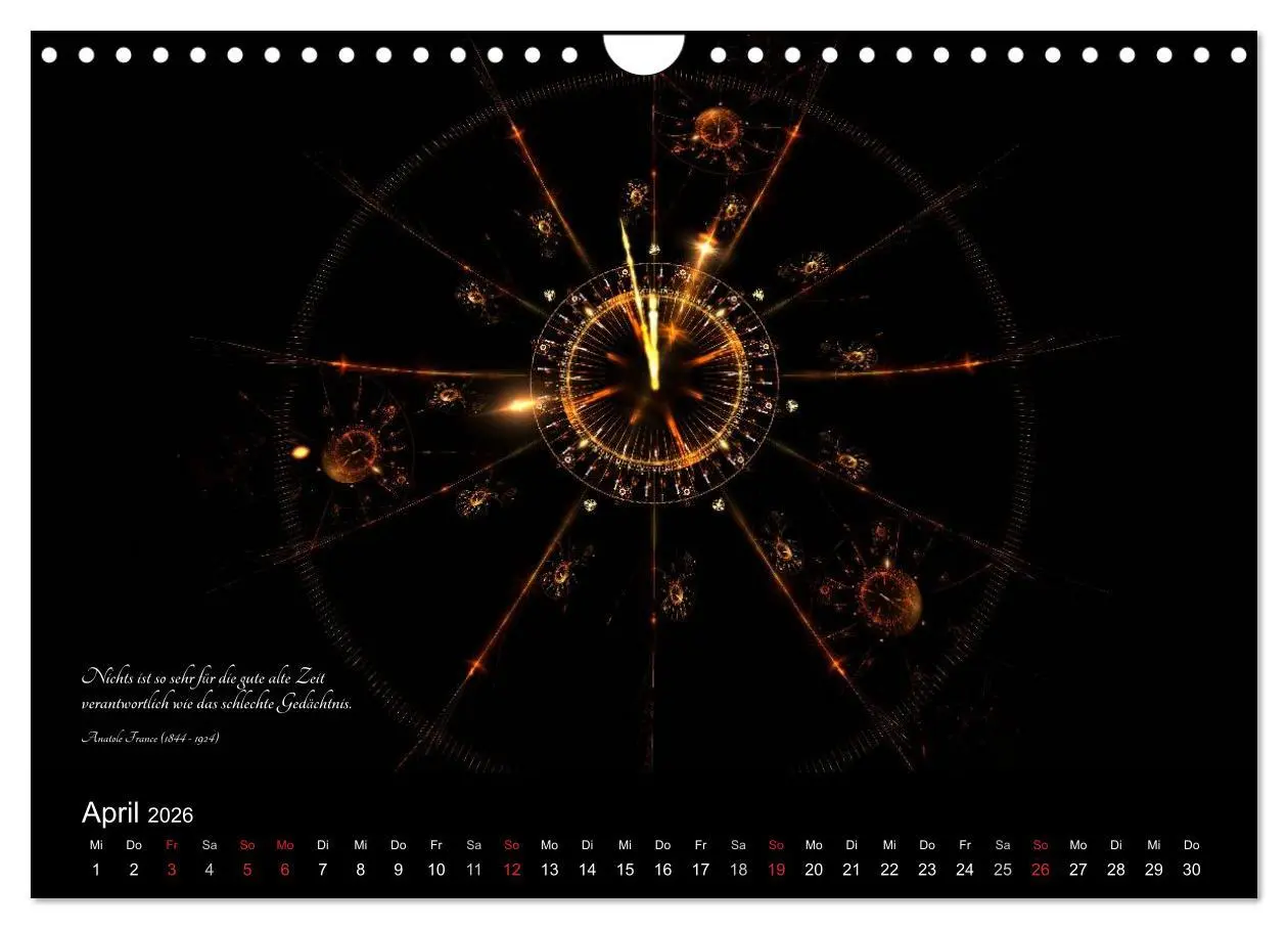 Bild: 9783516029079 | Zeit 2026 - Grafiken und Zitate (Wandkalender 2026 DIN A4 quer),...