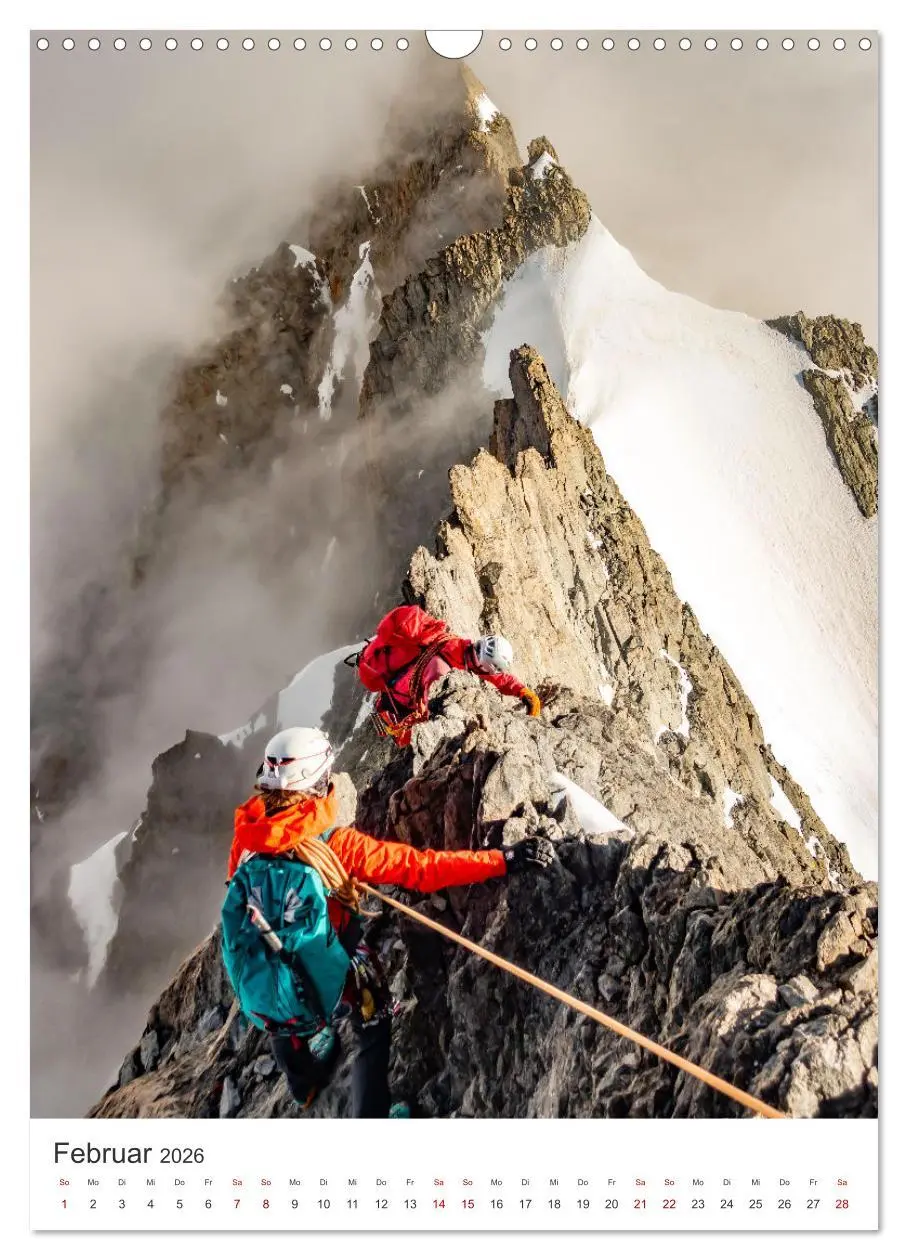 Bild: 9783516339079 | Klettern - Die Berge rufen. (Wandkalender 2026 DIN A3 hoch),...