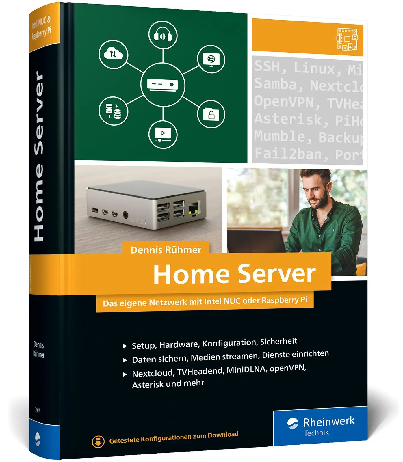 Cover: 9783836279079 | Home Server | Dennis Rühmer | Buch | Rheinwerk Computing | 800 S. Cover: 9783836279079 | Home Server | Dennis Rühmer | Buch | Rheinwerk Computing | 800 S.
