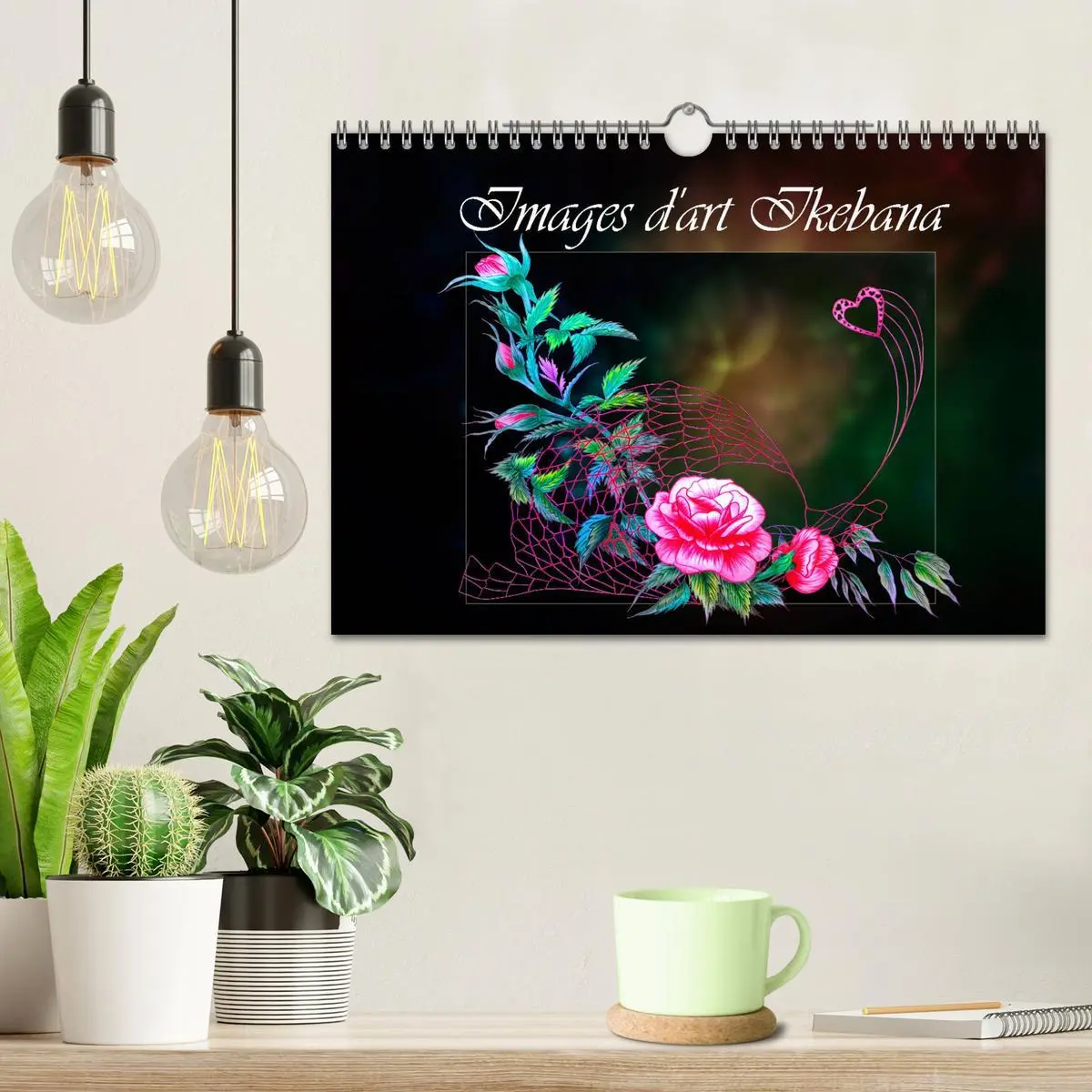 Bild: 9783516569179 | Images d'art Ikebana (Calendrier mural 2026 DIN A4 vertical),...