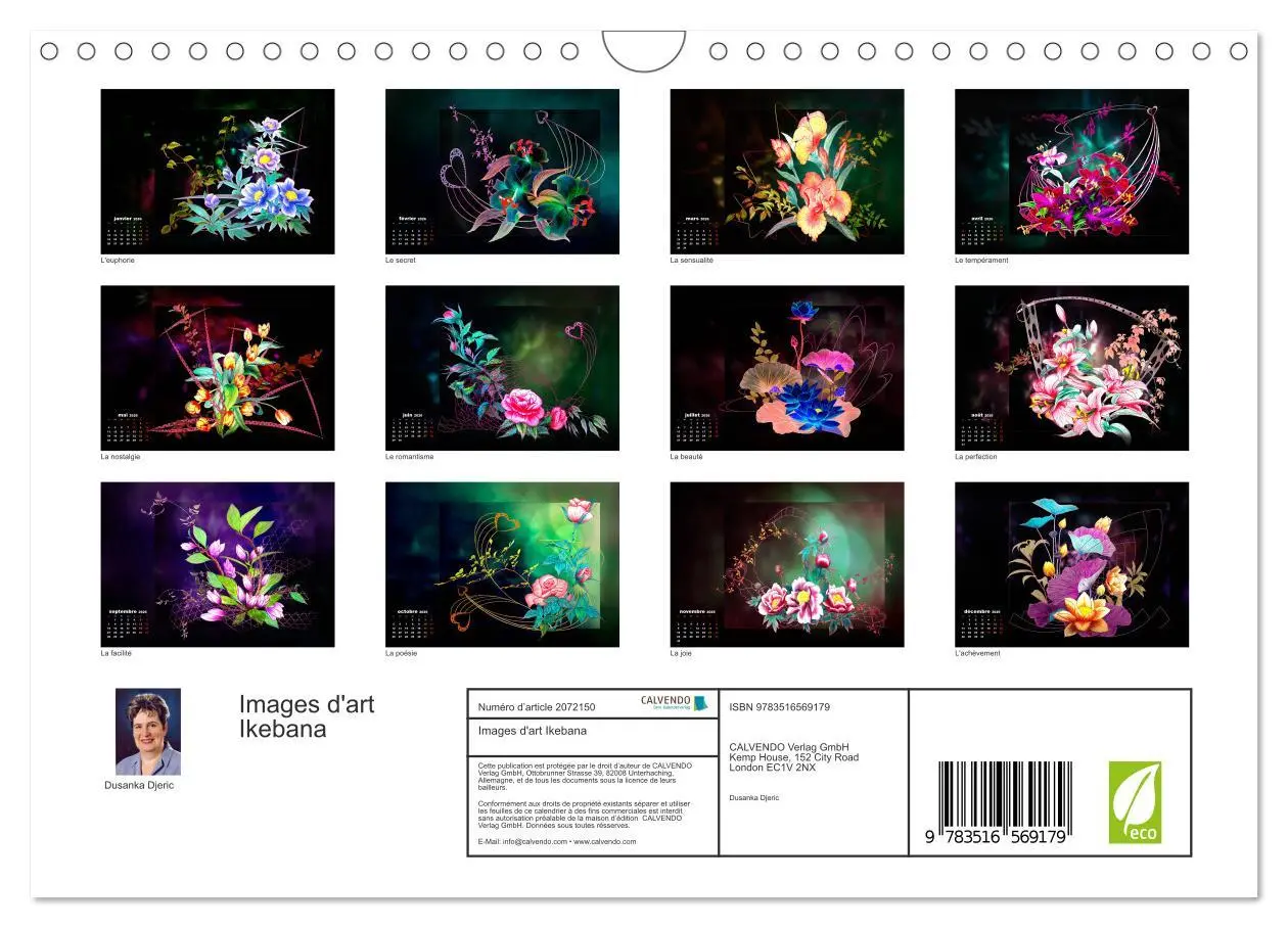 Bild: 9783516569179 | Images d'art Ikebana (Calendrier mural 2026 DIN A4 vertical),...