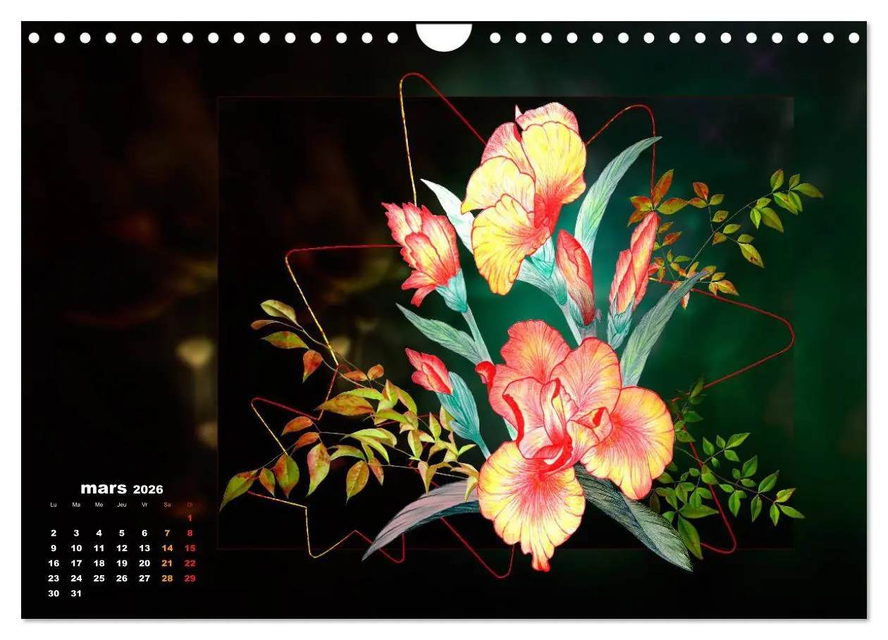 Bild: 9783516569179 | Images d'art Ikebana (Calendrier mural 2026 DIN A4 vertical),...