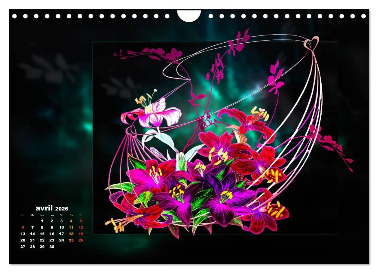 Bild: 9783516569179 | Images d'art Ikebana (Calendrier mural 2026 DIN A4 vertical),...