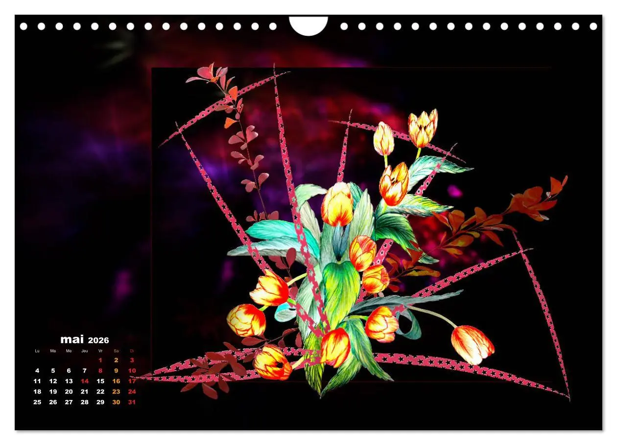 Bild: 9783516569179 | Images d'art Ikebana (Calendrier mural 2026 DIN A4 vertical),...