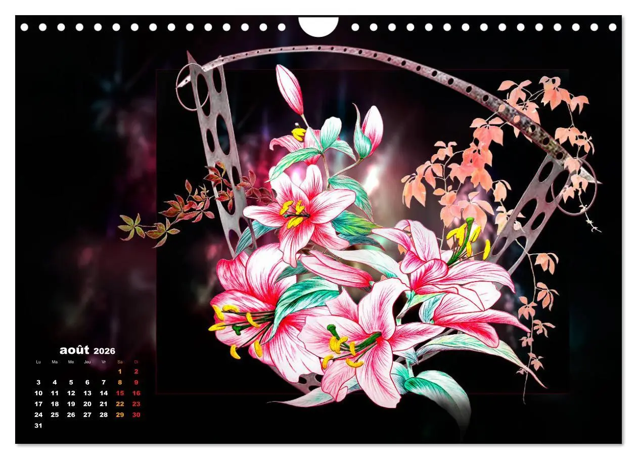 Bild: 9783516569179 | Images d'art Ikebana (Calendrier mural 2026 DIN A4 vertical),...