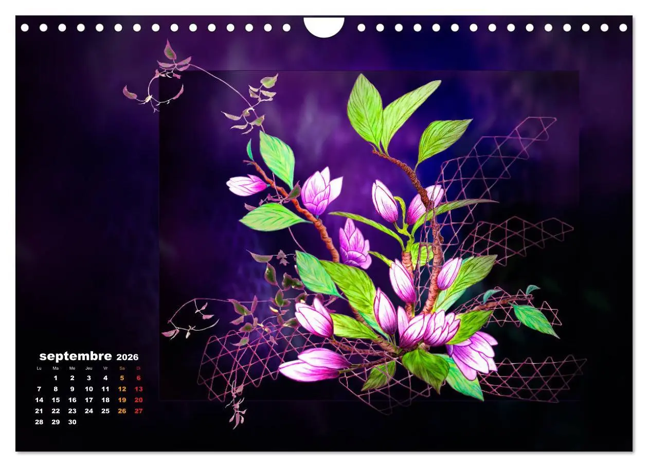 Bild: 9783516569179 | Images d'art Ikebana (Calendrier mural 2026 DIN A4 vertical),...