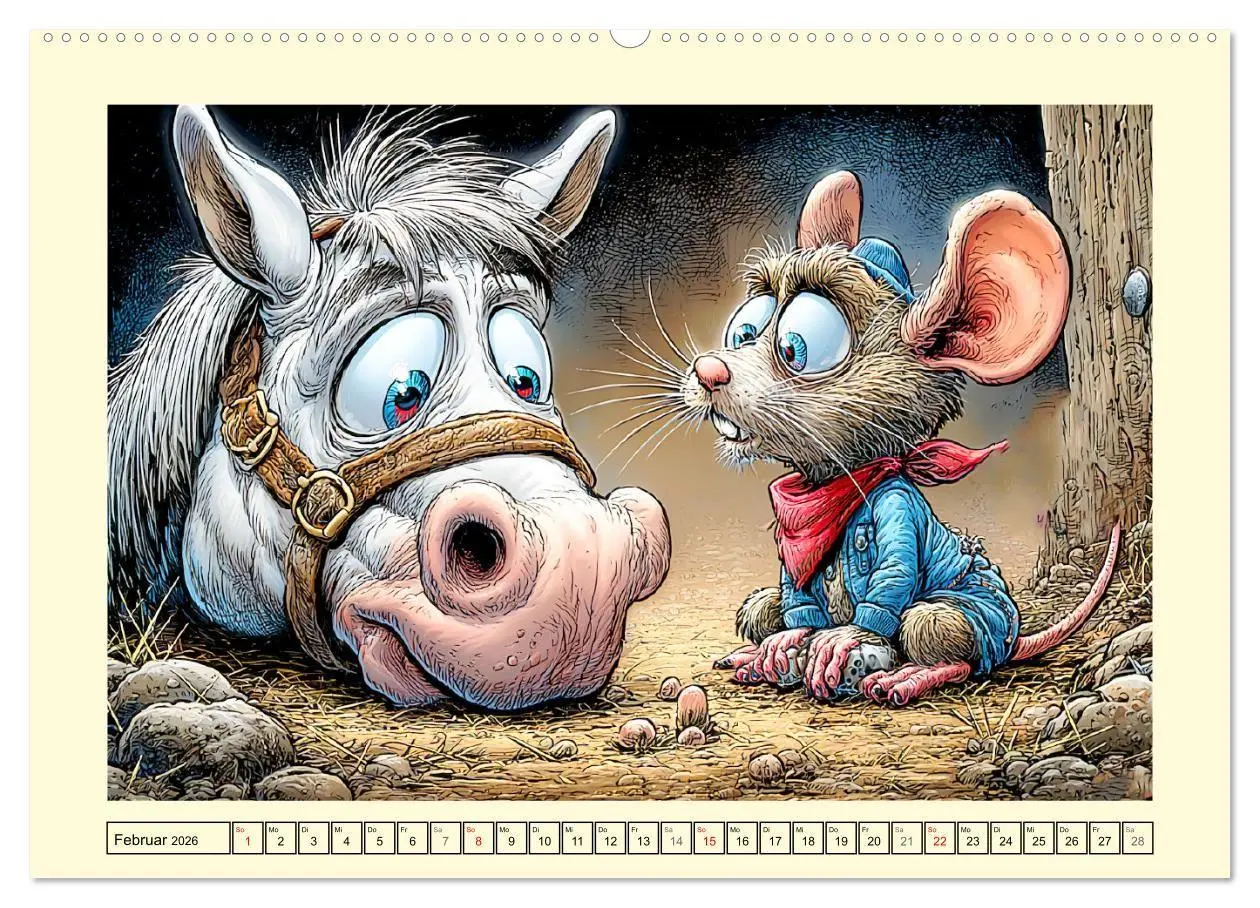 Bild: 9783516709179 | Wiehern garantiert. Der verrückte Pferde-Cartoon-Spaß (Wandkalender...