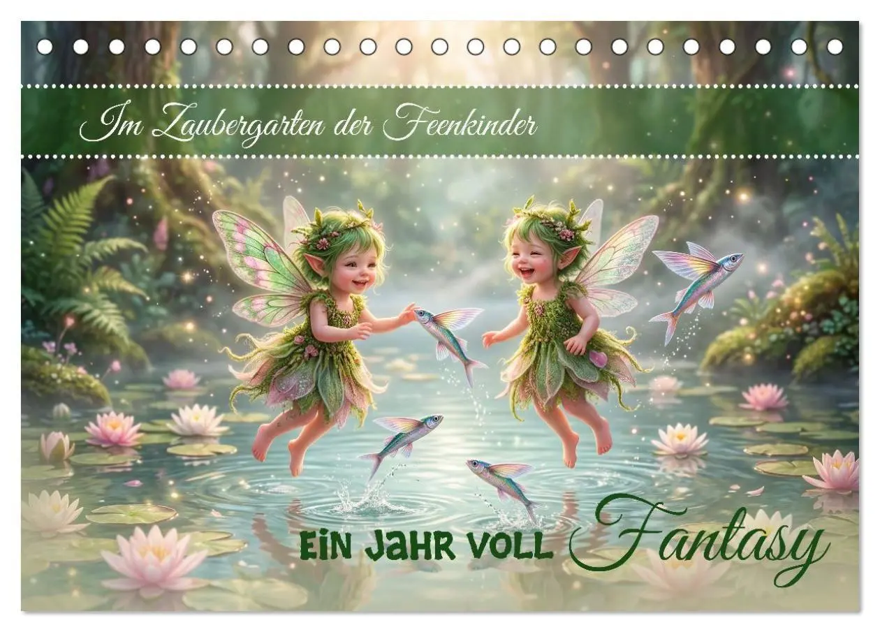 Cover: 9783569729179 | Im Zaubergarten der Feenkinder (Tischkalender 2027 DIN A5 quer),...