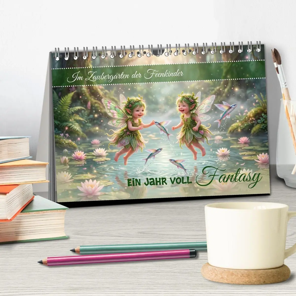 Bild: 9783569729179 | Im Zaubergarten der Feenkinder (Tischkalender 2027 DIN A5 quer),...