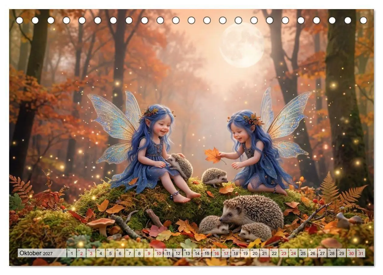 Bild: 9783569729179 | Im Zaubergarten der Feenkinder (Tischkalender 2027 DIN A5 quer),...