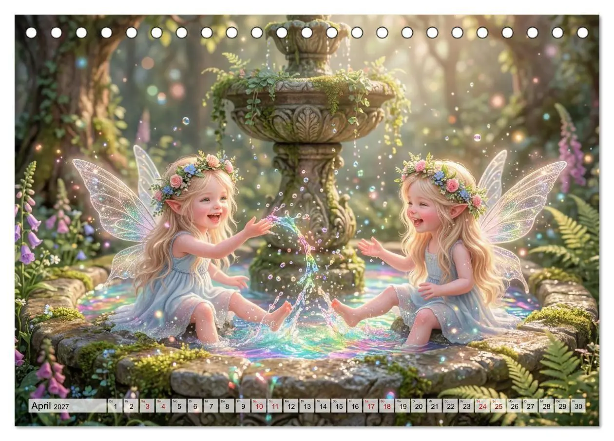 Bild: 9783569729179 | Im Zaubergarten der Feenkinder (Tischkalender 2027 DIN A5 quer),...