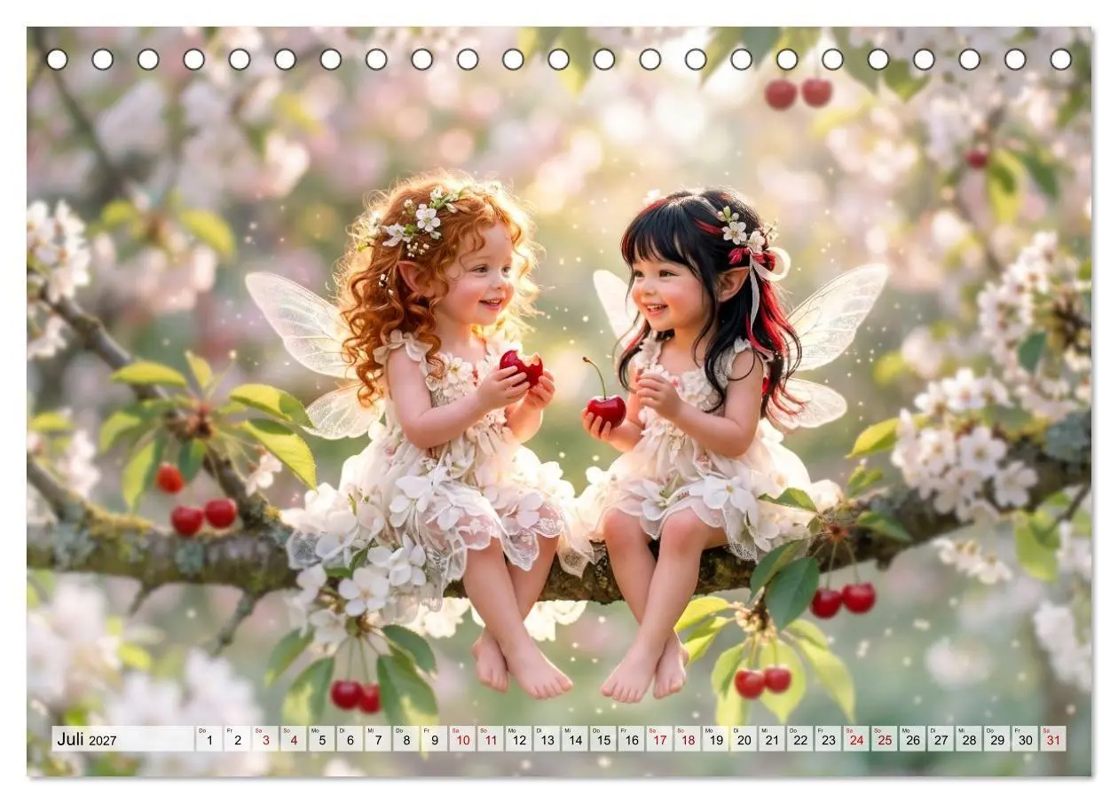 Bild: 9783569729179 | Im Zaubergarten der Feenkinder (Tischkalender 2027 DIN A5 quer),...