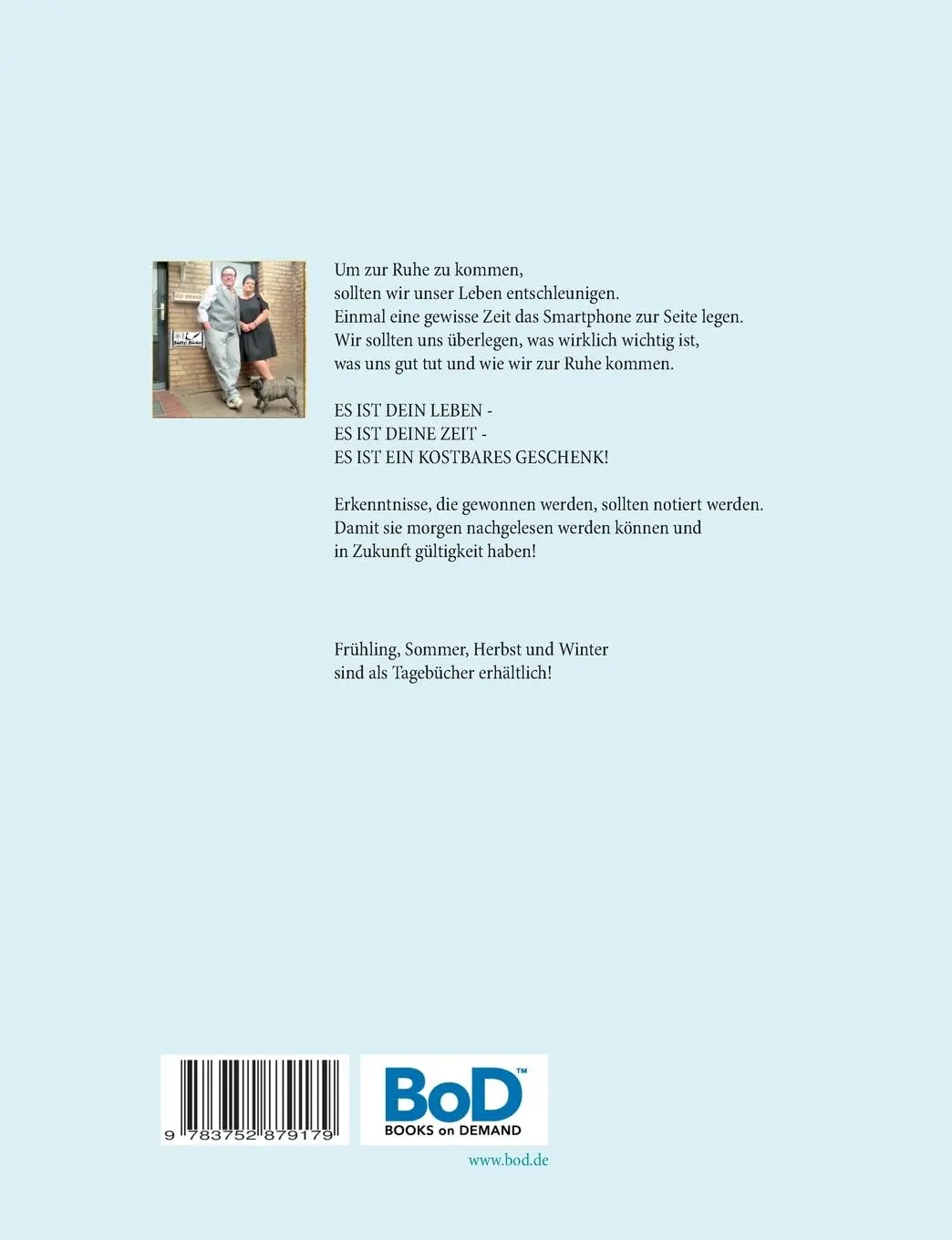 Rückseite: 9783752879179 | Das geführte 5 Minuten Tagebuch für den Frühling | Sültz (u. a.)