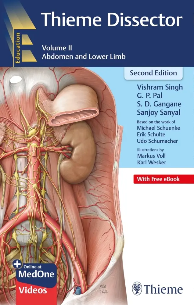 Cover: 9789392819179 | Thieme Dissector Volume 2 | Abdomen and Lower Limb | Singh (u. a.)