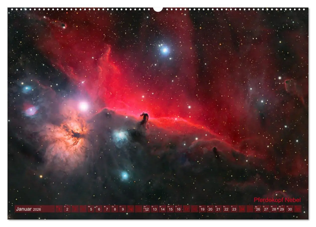 Bild: 9783457399279 | Deep Sky Kalender (Wandkalender 2026 DIN A2 quer), CALVENDO...
