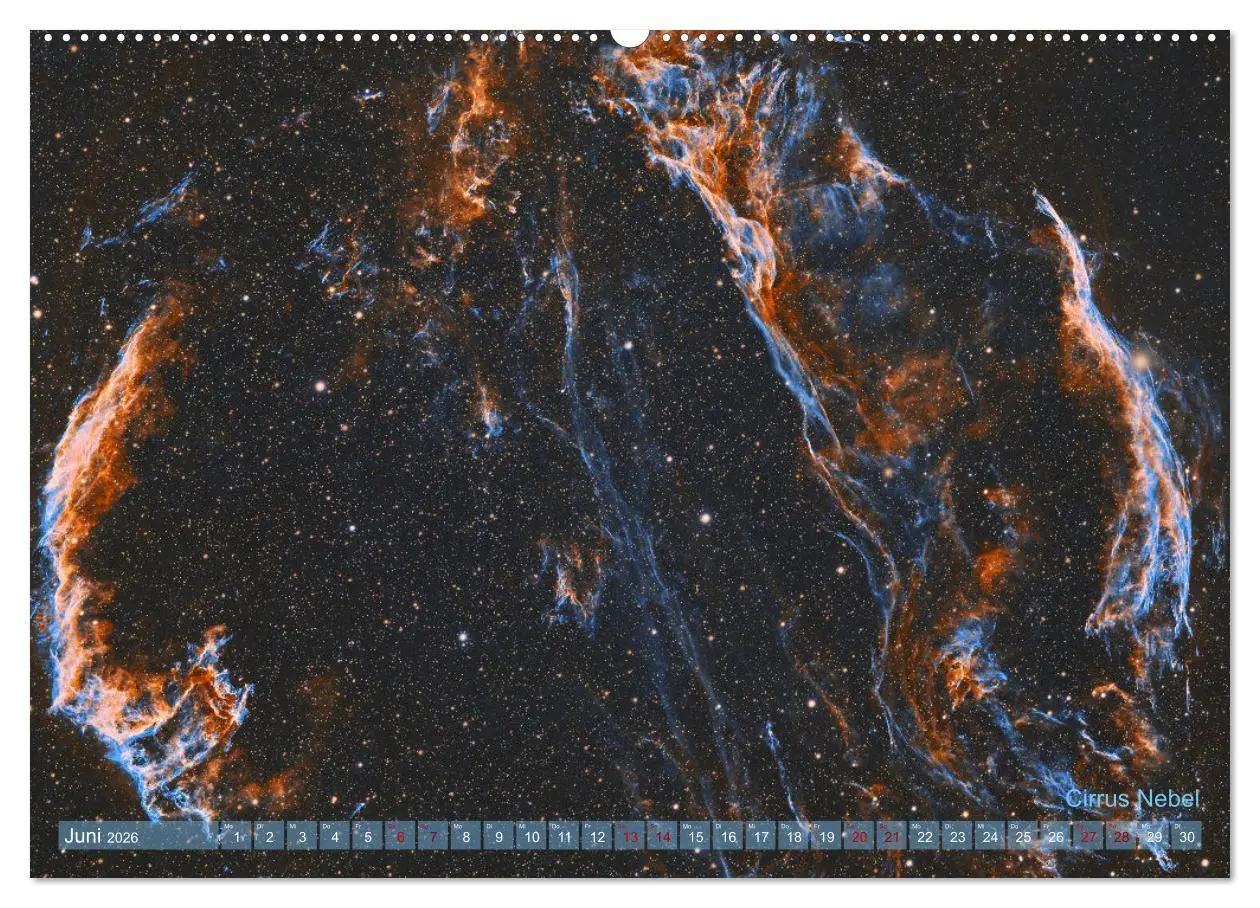 Bild: 9783457399279 | Deep Sky Kalender (Wandkalender 2026 DIN A2 quer), CALVENDO...